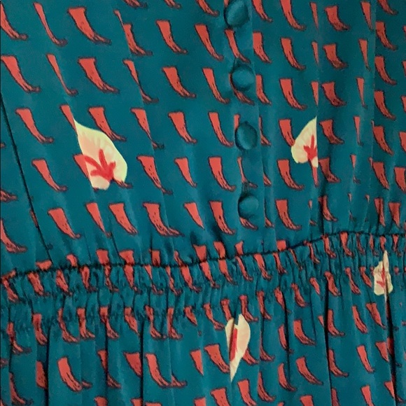 Bilingual Silk Midi dress - Picture 4 of 9